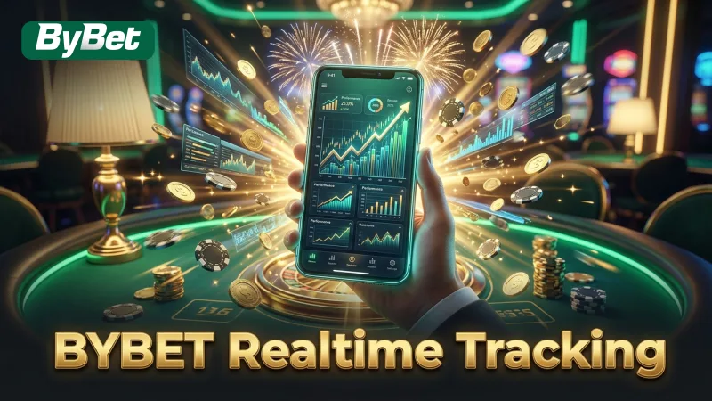 BYBET's transparent dashboard provides real-time performance tracking for all your referrals.