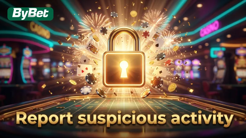 BYBET prioritizes reporting suspicious activities, maintaining a safe and trusted platform.