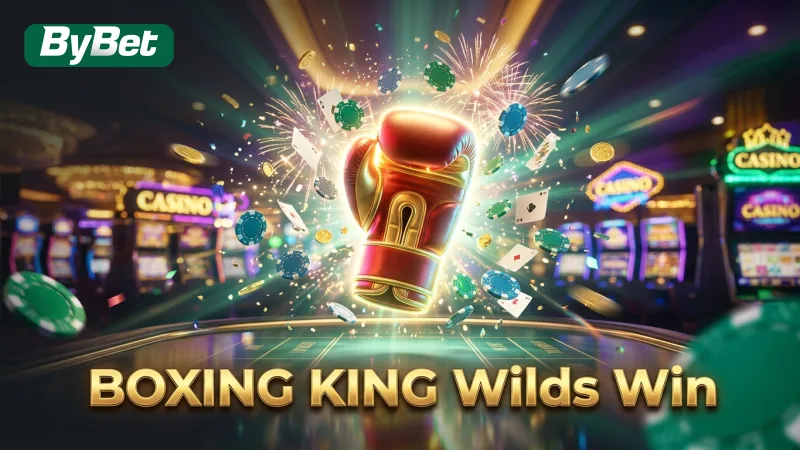 BYBET's Boxing King slot offers dynamic wilds for exciting win combinations.