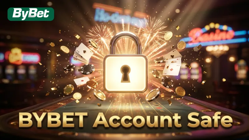 BYBET secures your account with clear anti-phishing warnings and official links.