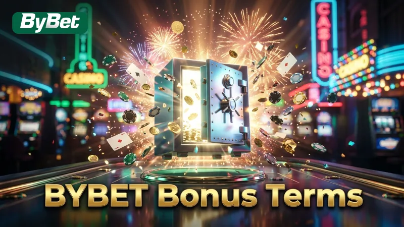 Always check BYBET's current bonus terms before making a deposit.