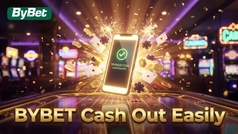 Easily cash out your BYBET winnings using your preferred e-wallet.