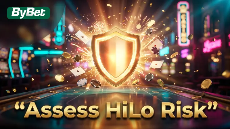Balance potential HiLo rewards with careful risk assessment, securing your play.