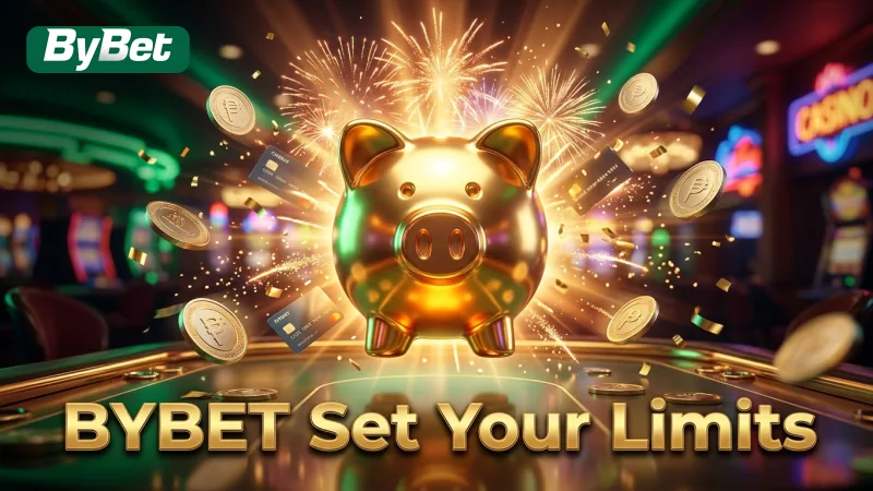 Set personal deposit limits to manage your finances responsibly with BYBET.