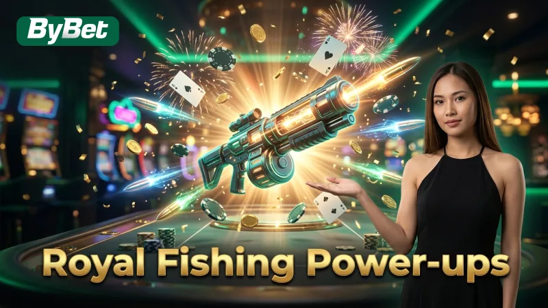 Mastering bullet types and power-ups is key to Royal Fishing success.
